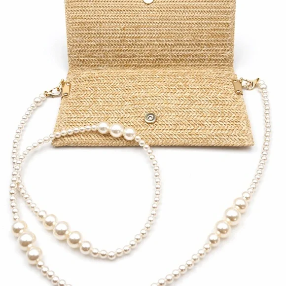 New Dior Pearl Chain Woven Clutch – Luxury Spring•Summer Bag GWP/VIP - Picture 5 of 10